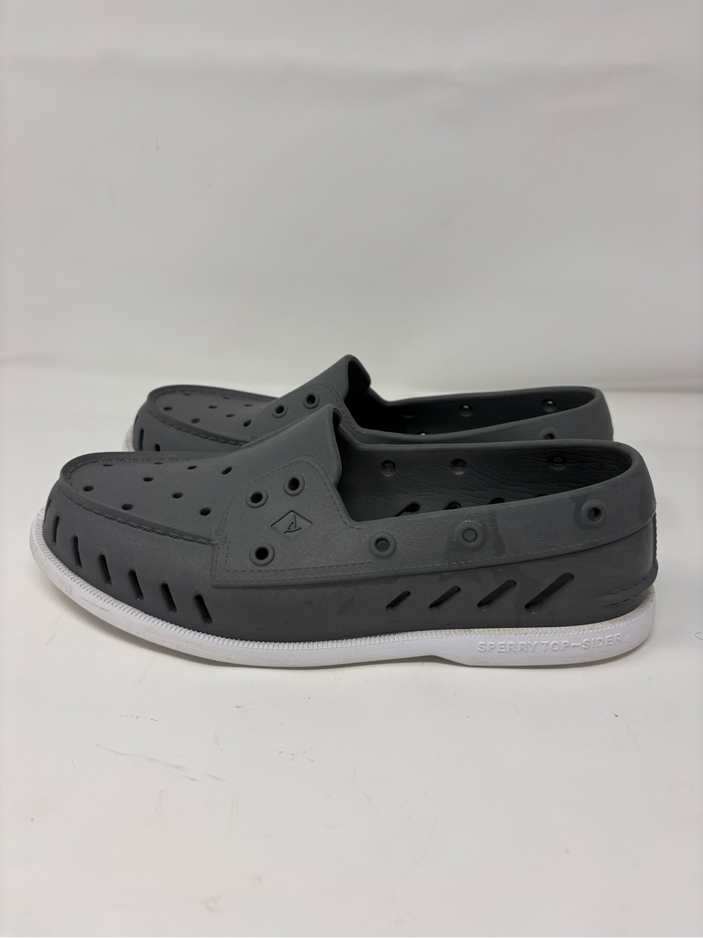 Sperry Float Boat Shoes Blue Rubber  Loafers 8 Men’s 10 Women’s